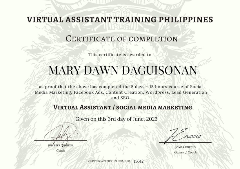 Virtual Assistant / Social Media Marketing