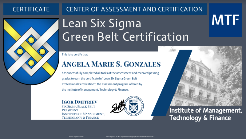 Lean Six Sigma Green Belt