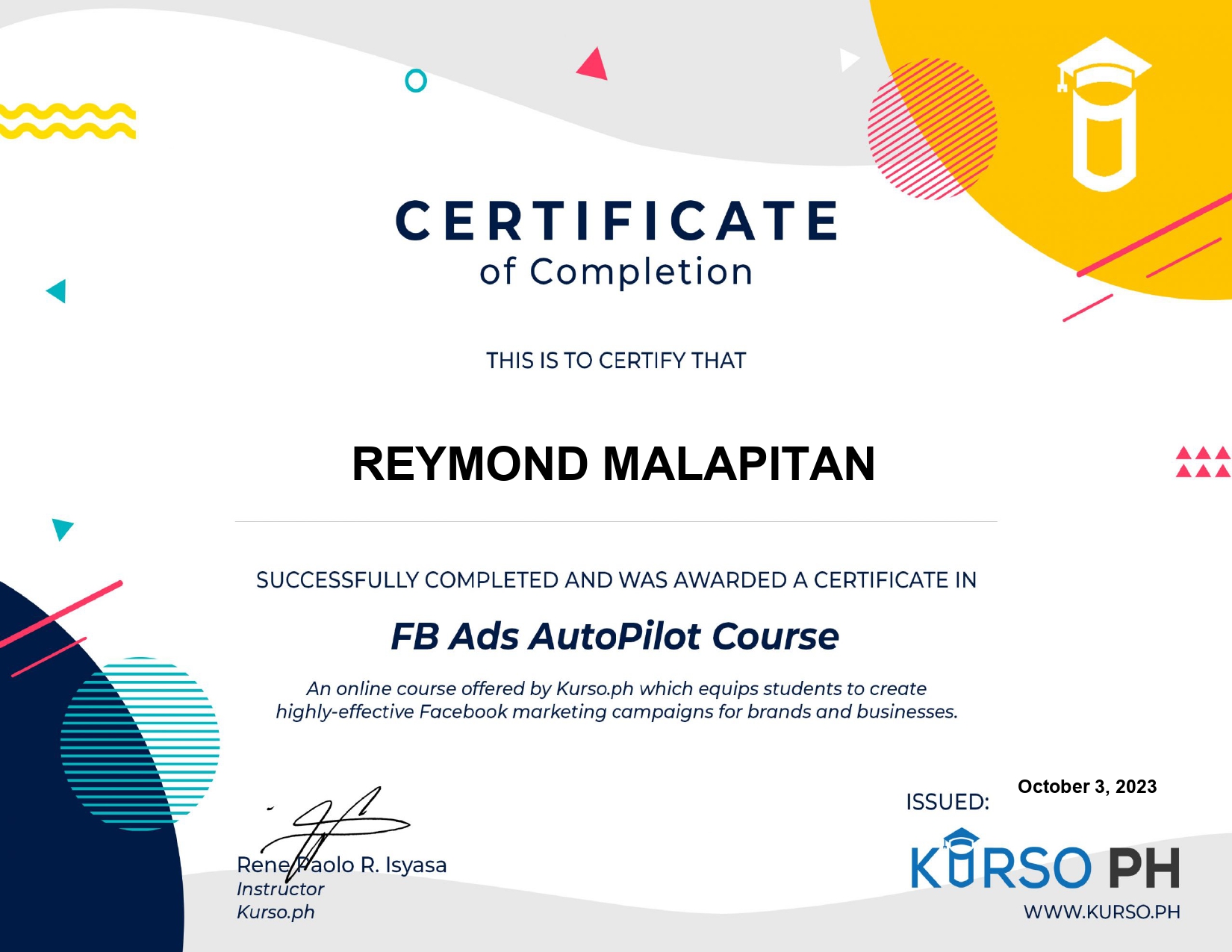 Facebook _Ads_auto_pilot_Certificate