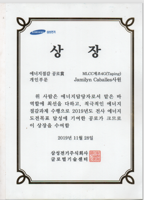 Energy Saving Award 2019