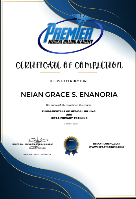 Fundamentals of Medical Billing and HIPAA Privacy Training