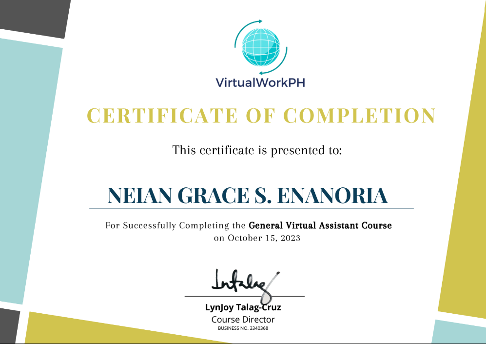 General Virtual Assistant Course