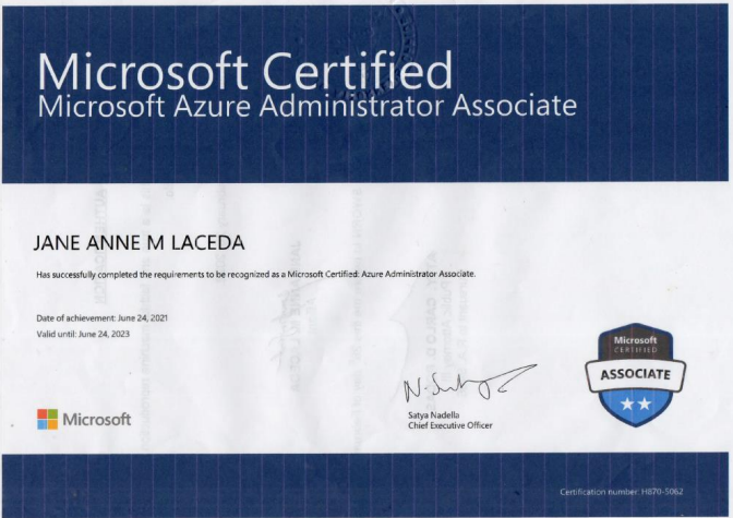 Microsoft Azure Administartor Associate