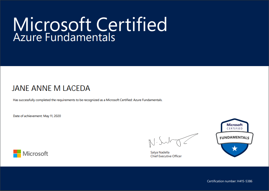 Microsoft Azure Fundamentals