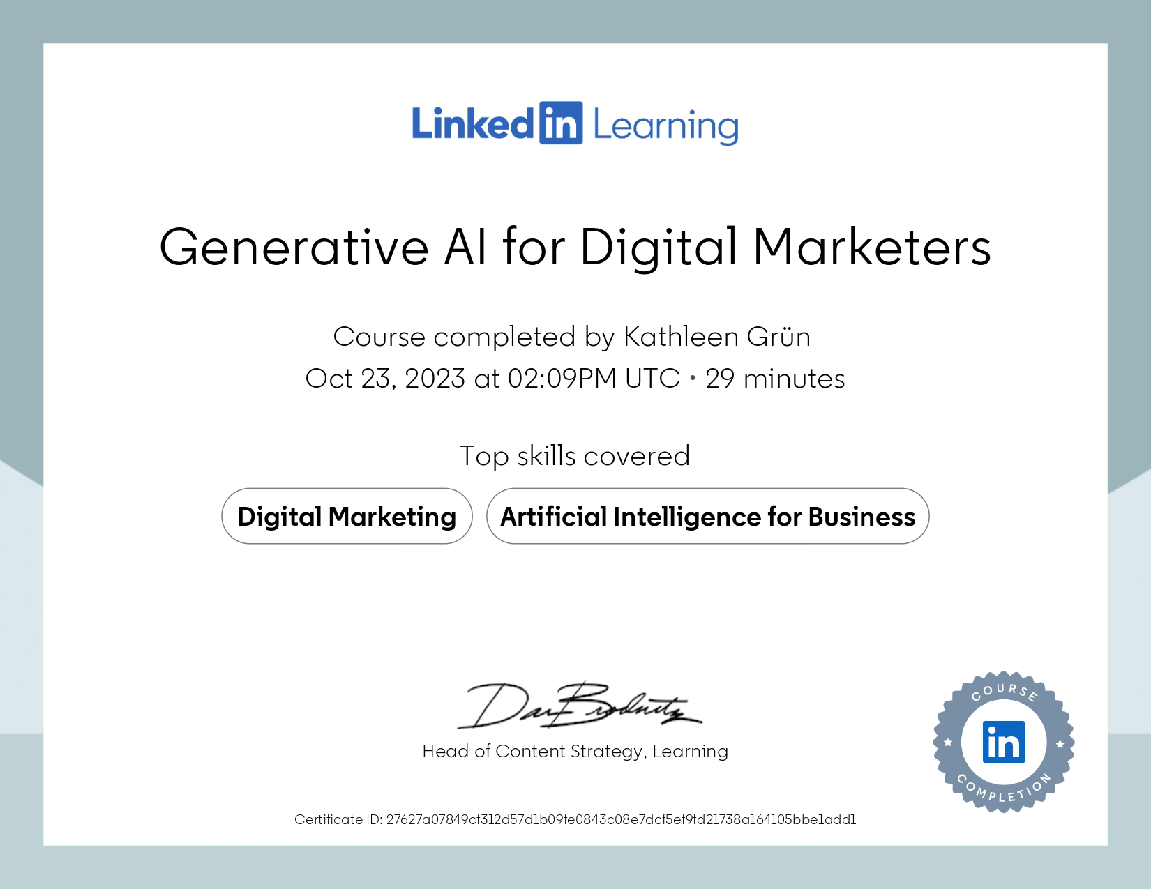Generative AI for Digital Marketers