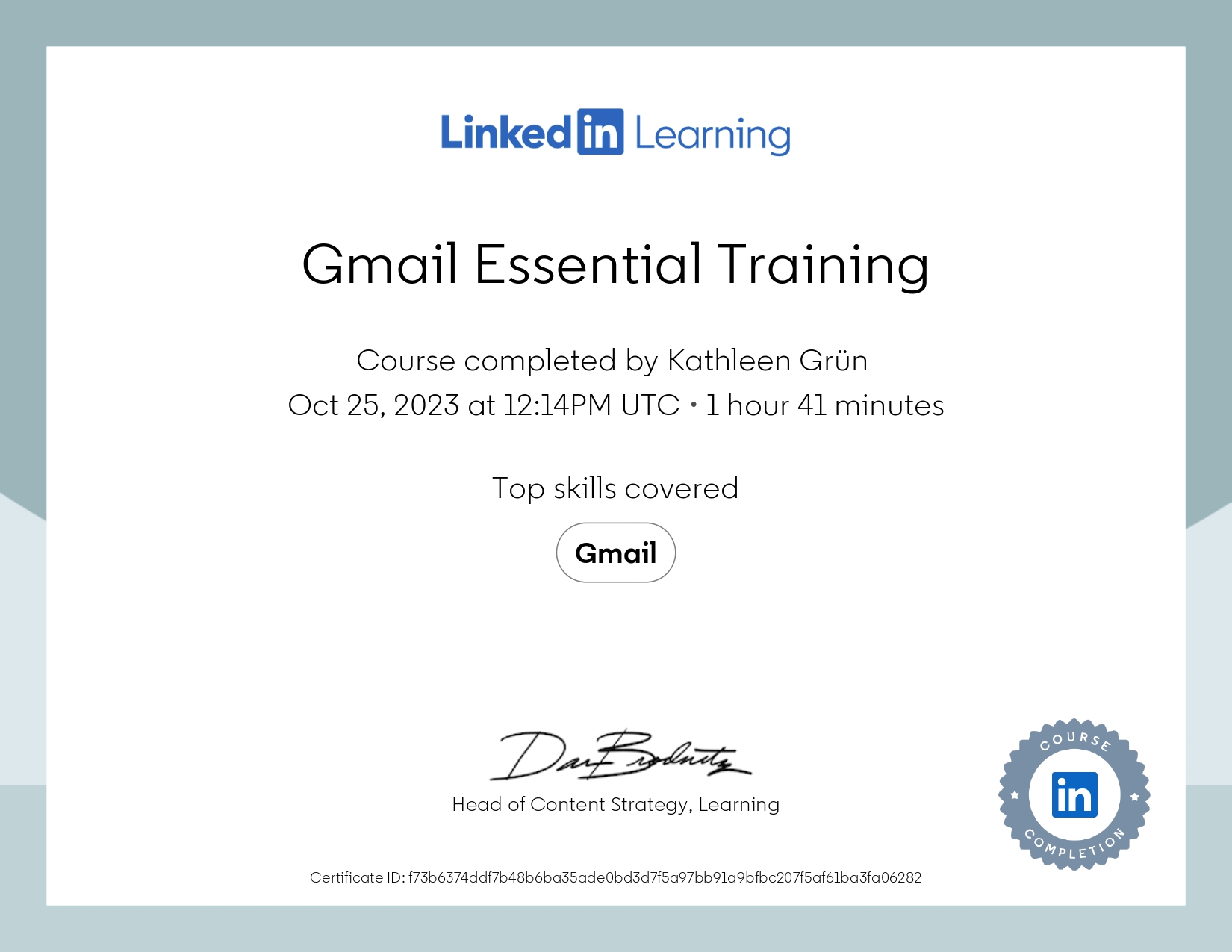 Gmail Essential Training