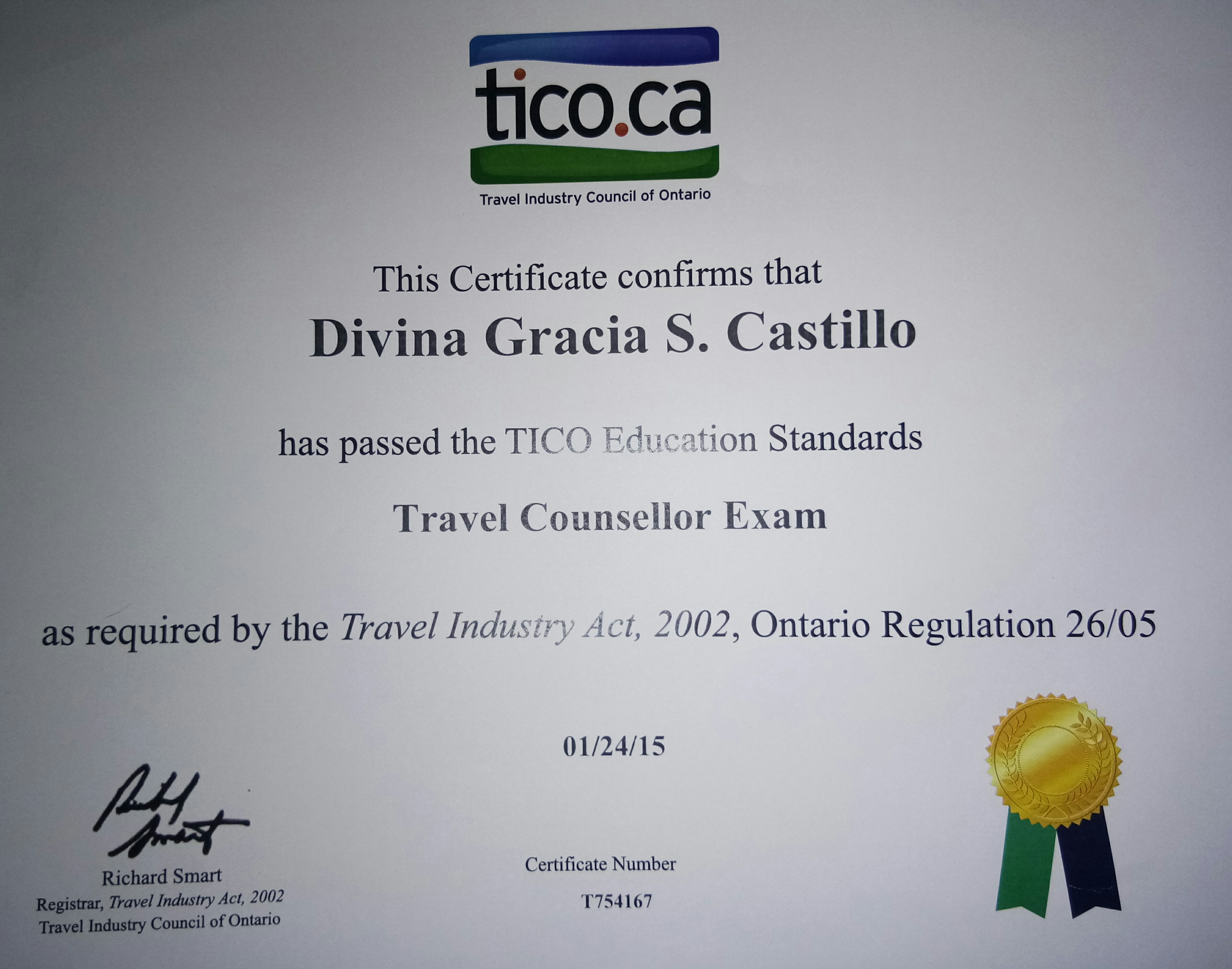 TICO certified