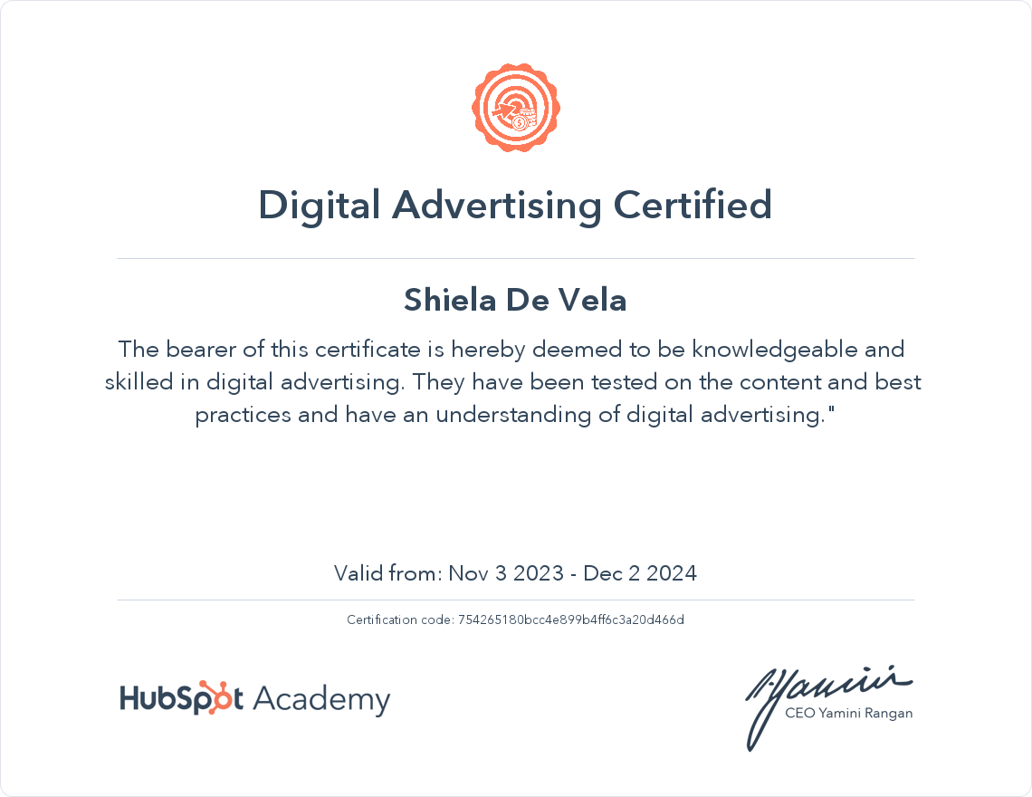 Digital Advertising Certfified_November 2023
