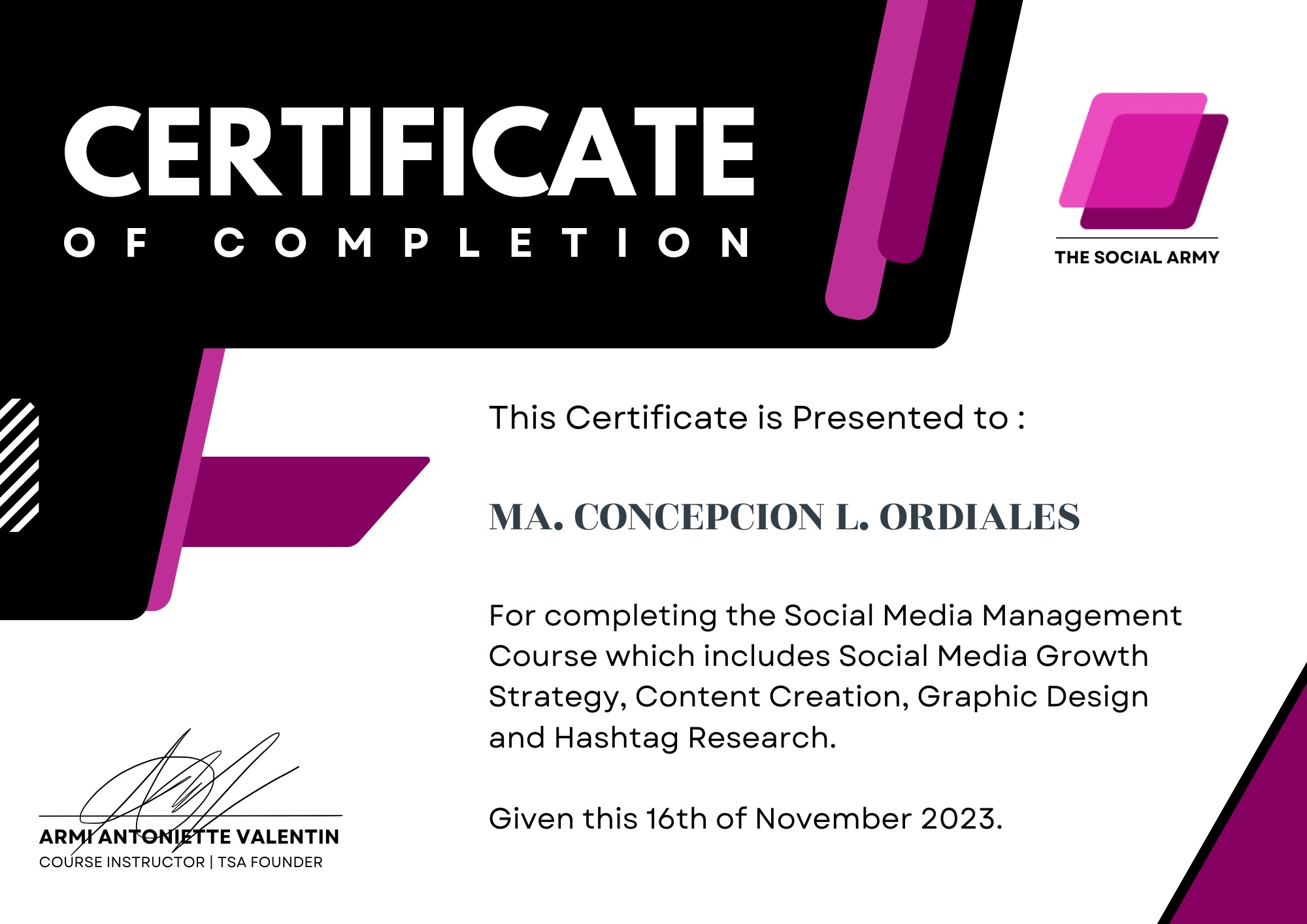 Social Media Management in-depth Training