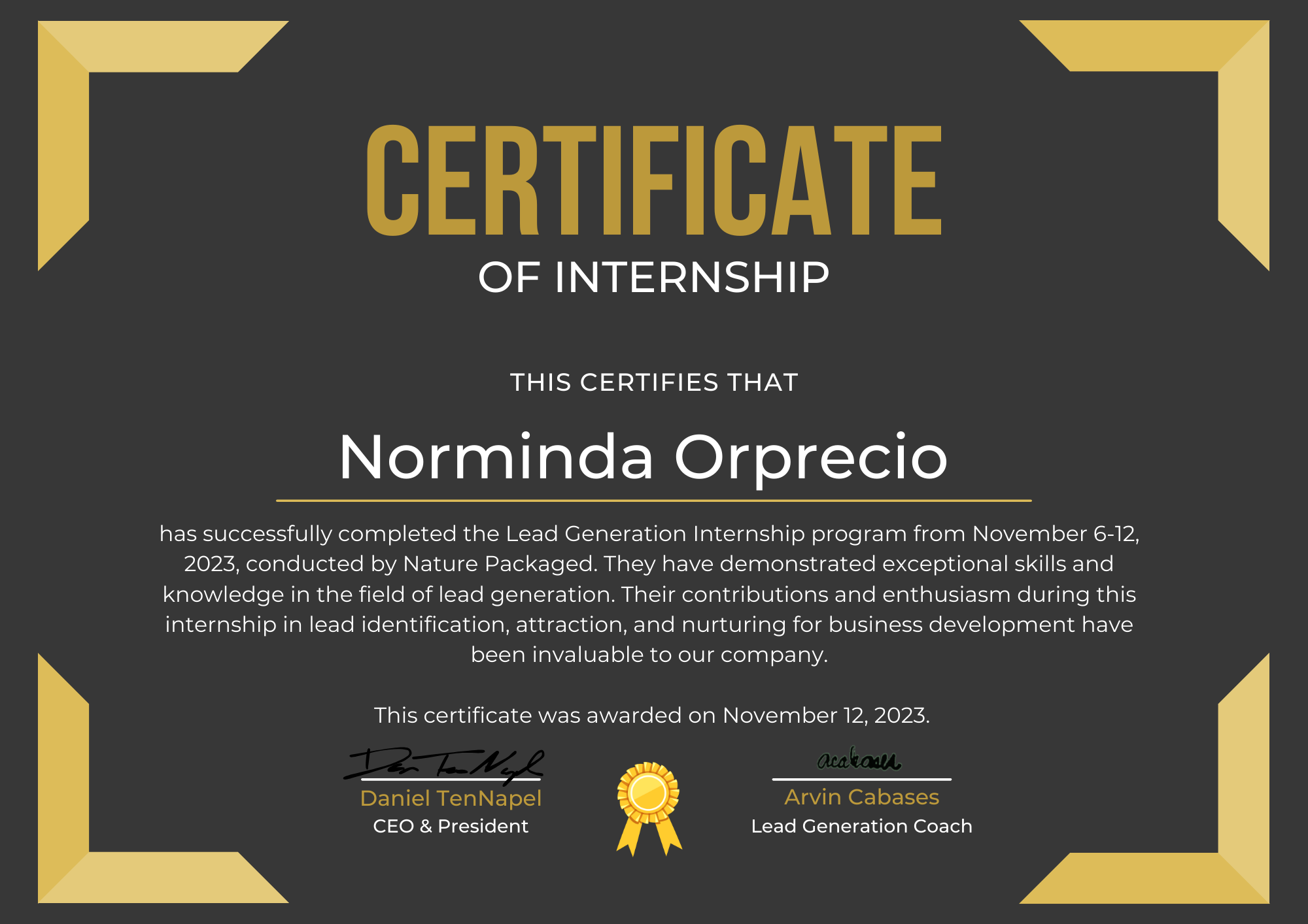 Lead Generation Internship