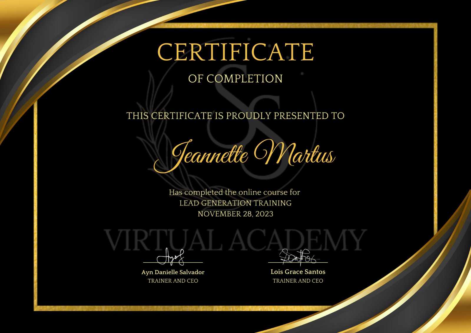 Lead Generation Training