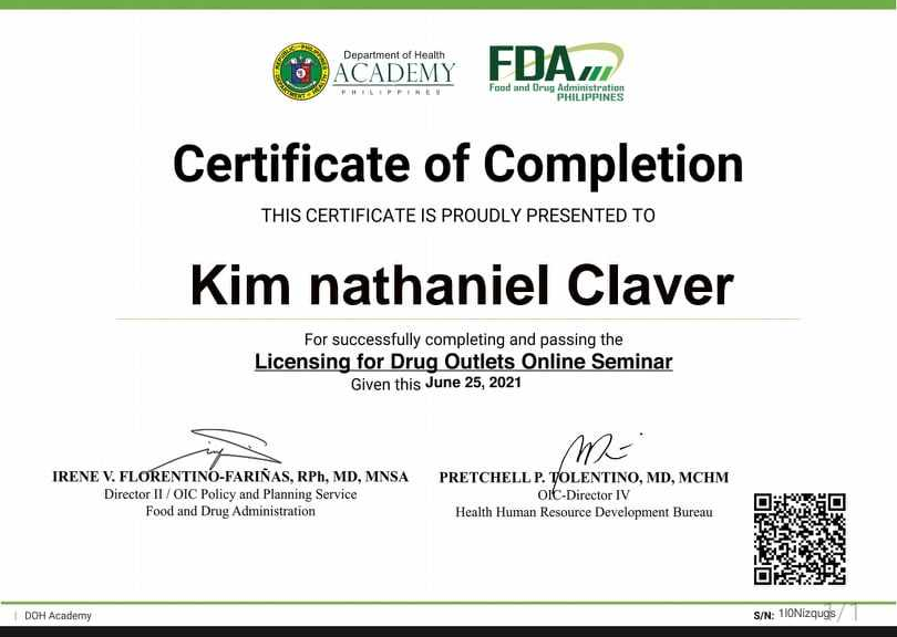 Fda licensing Seminar