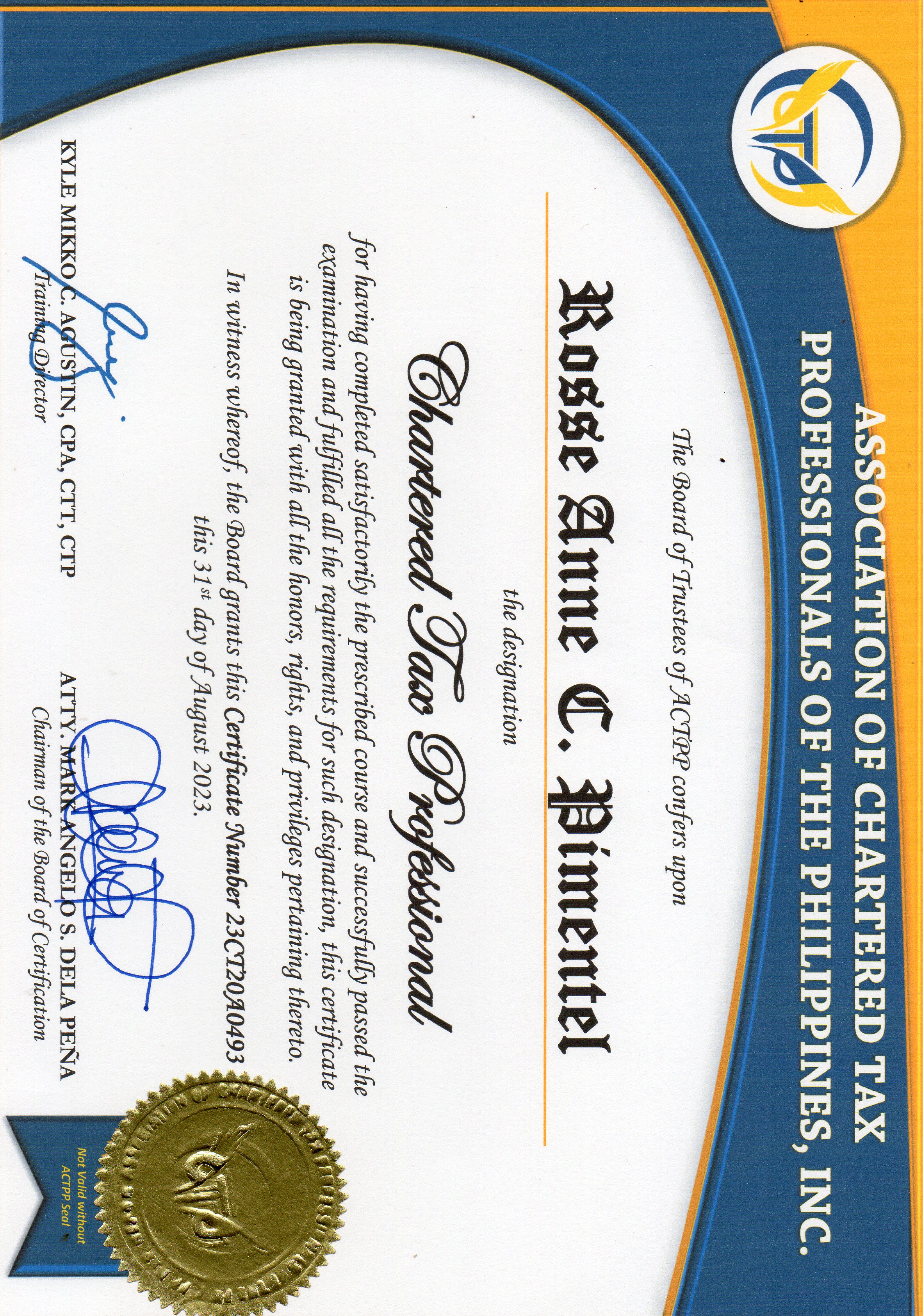 CHARTERED TAX PROFESSIONAL