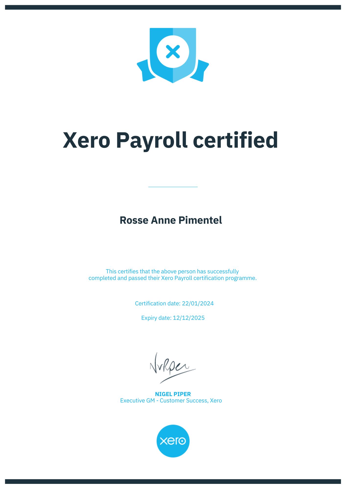 CERTIFIED XERO PAYROLL
