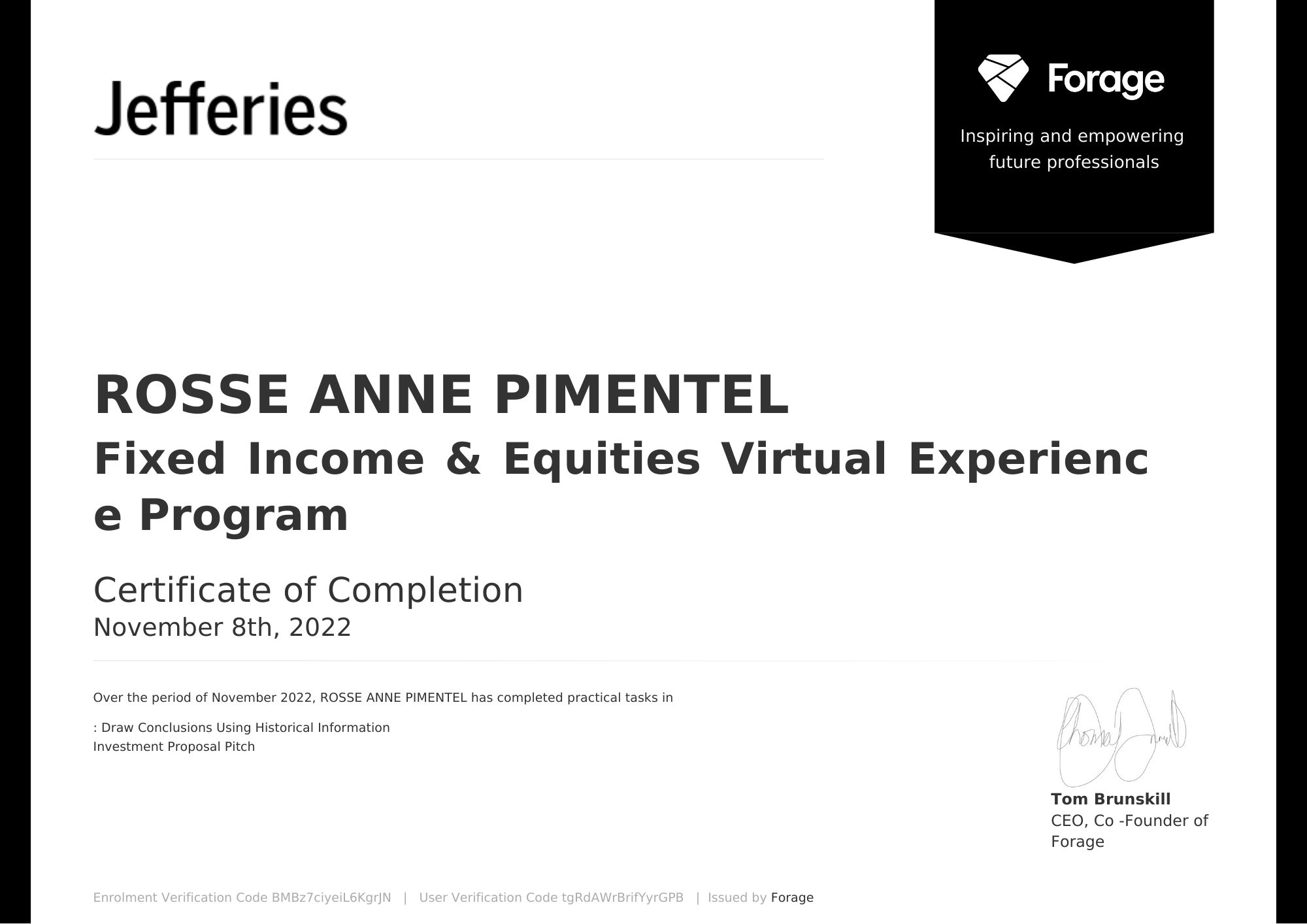 FIXED INCOME & EQUITIES VIRTUAL EXPERIENCE PROGRAM