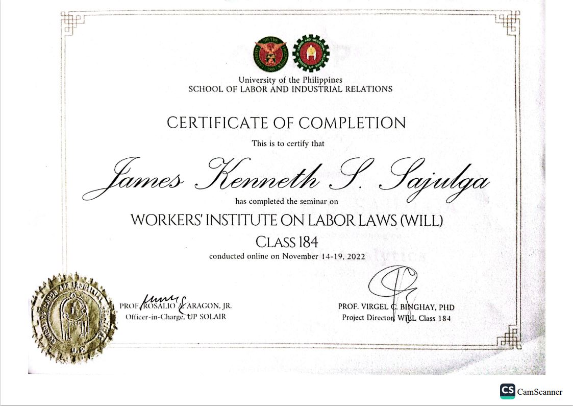 Worker's Institute on Labor Laws