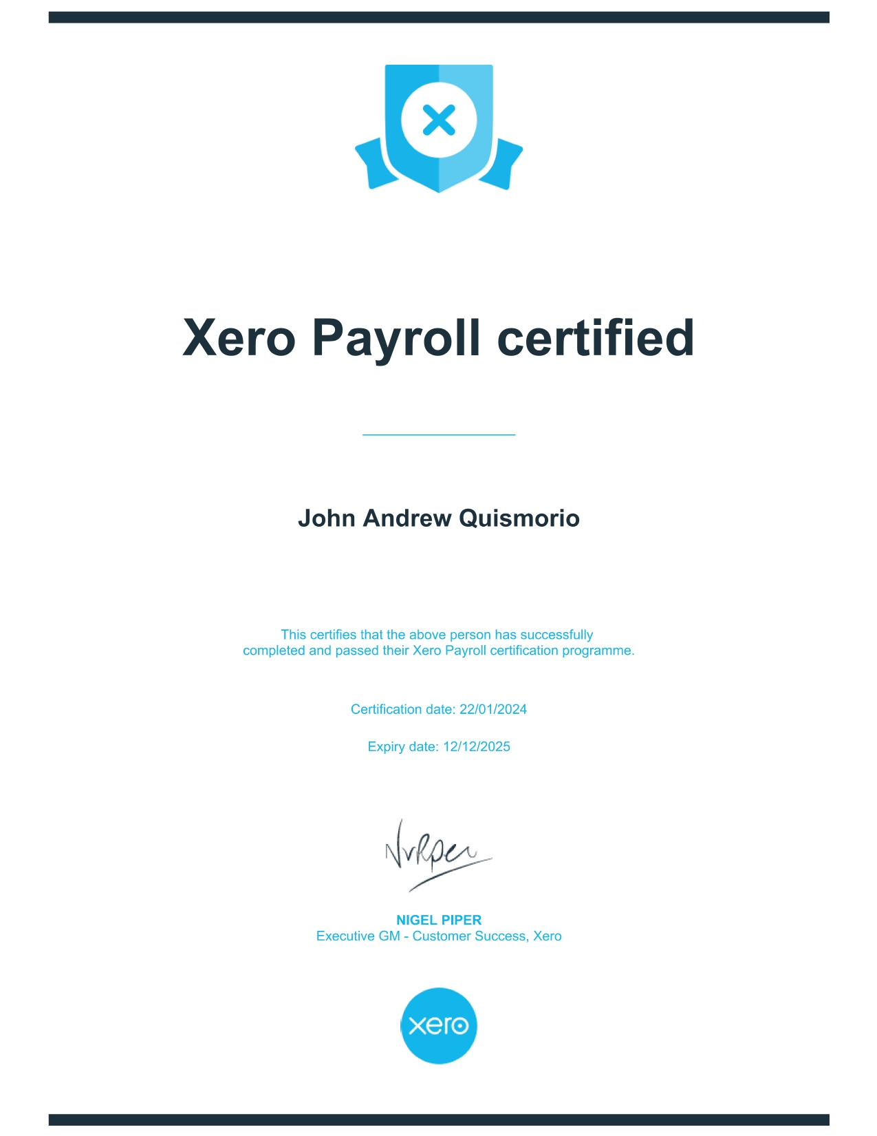 XERO Payroll