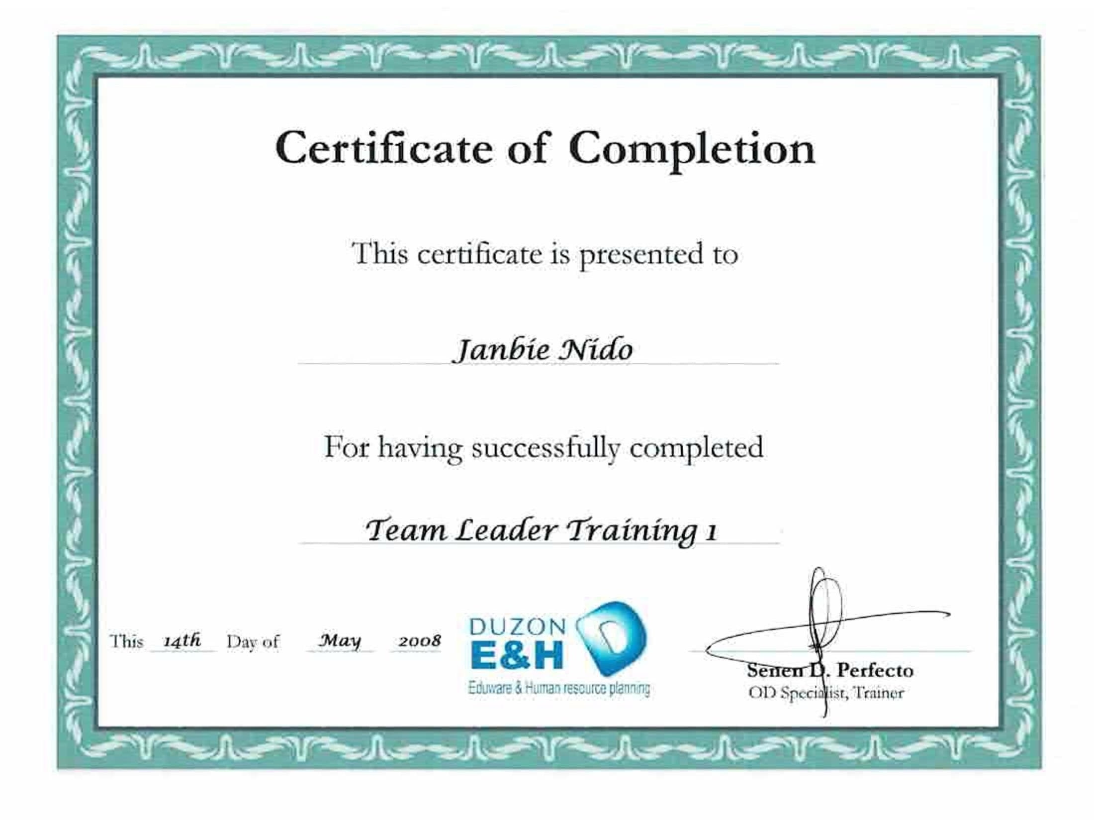 Team Leader Training 1