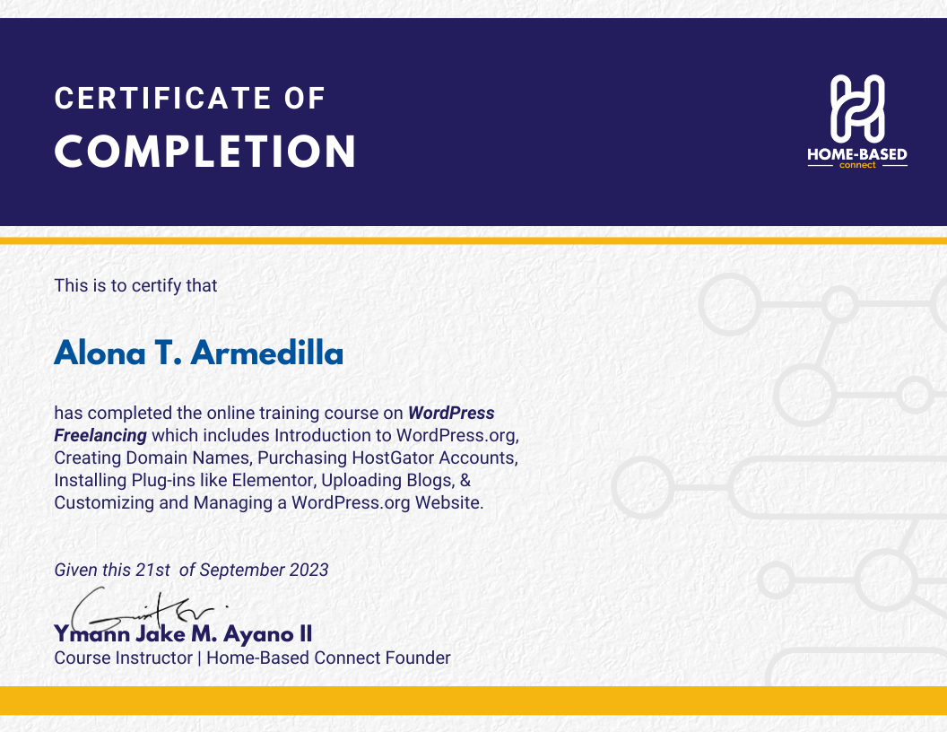 WORDPRESS ONLINE TRAINING