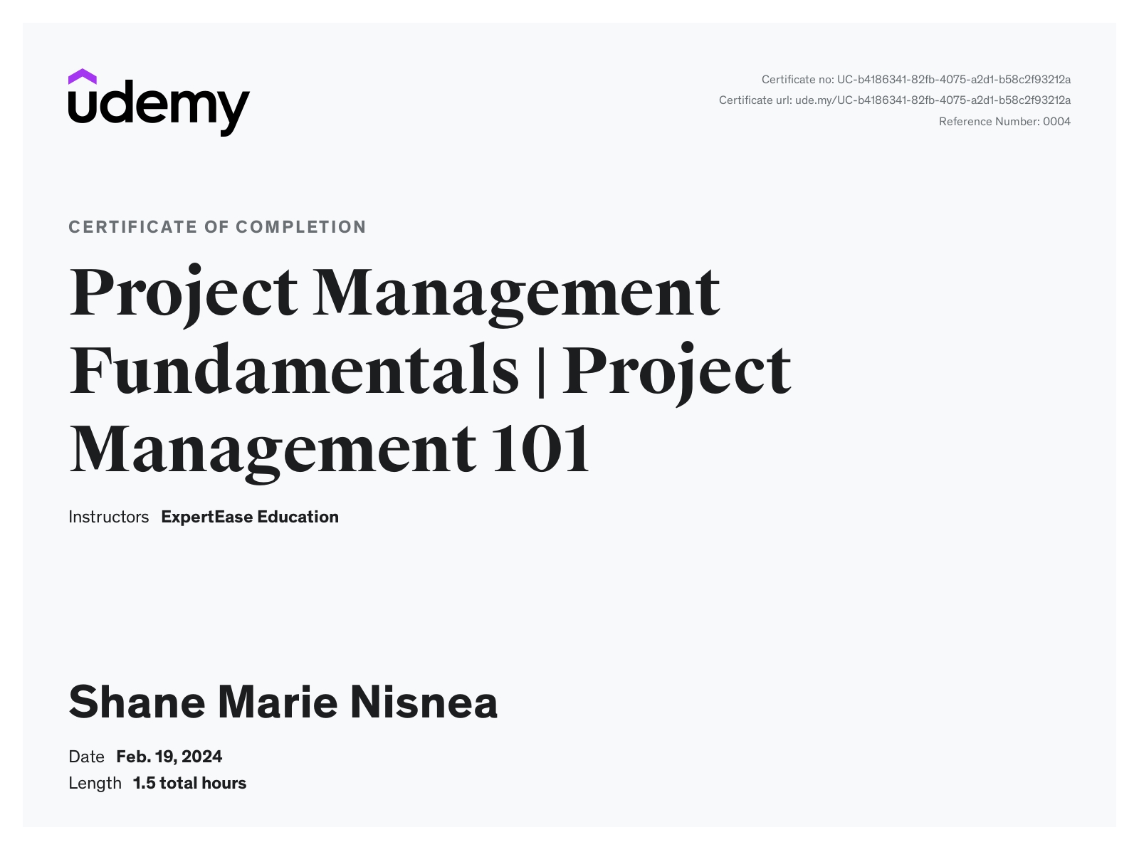 Project Management Fundamentals