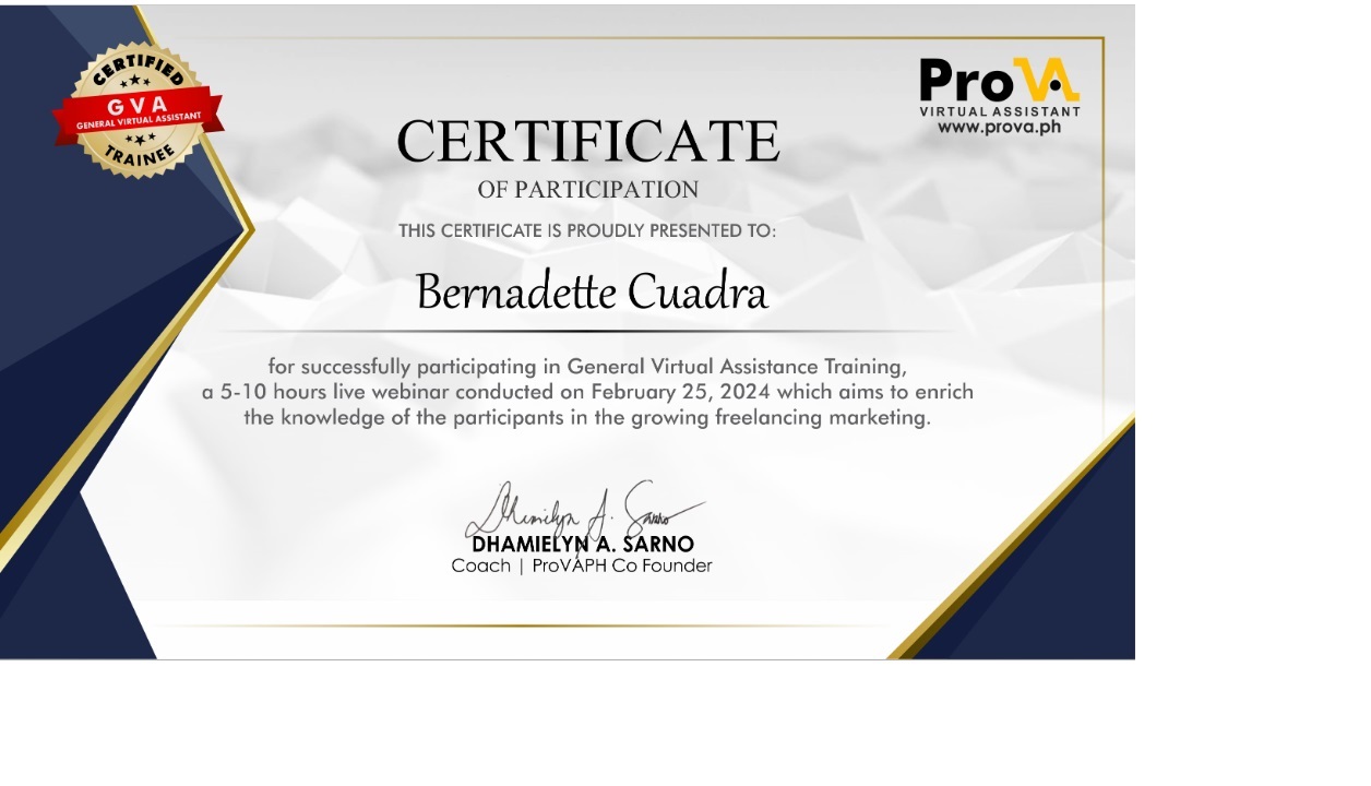 General Virtual Assistant