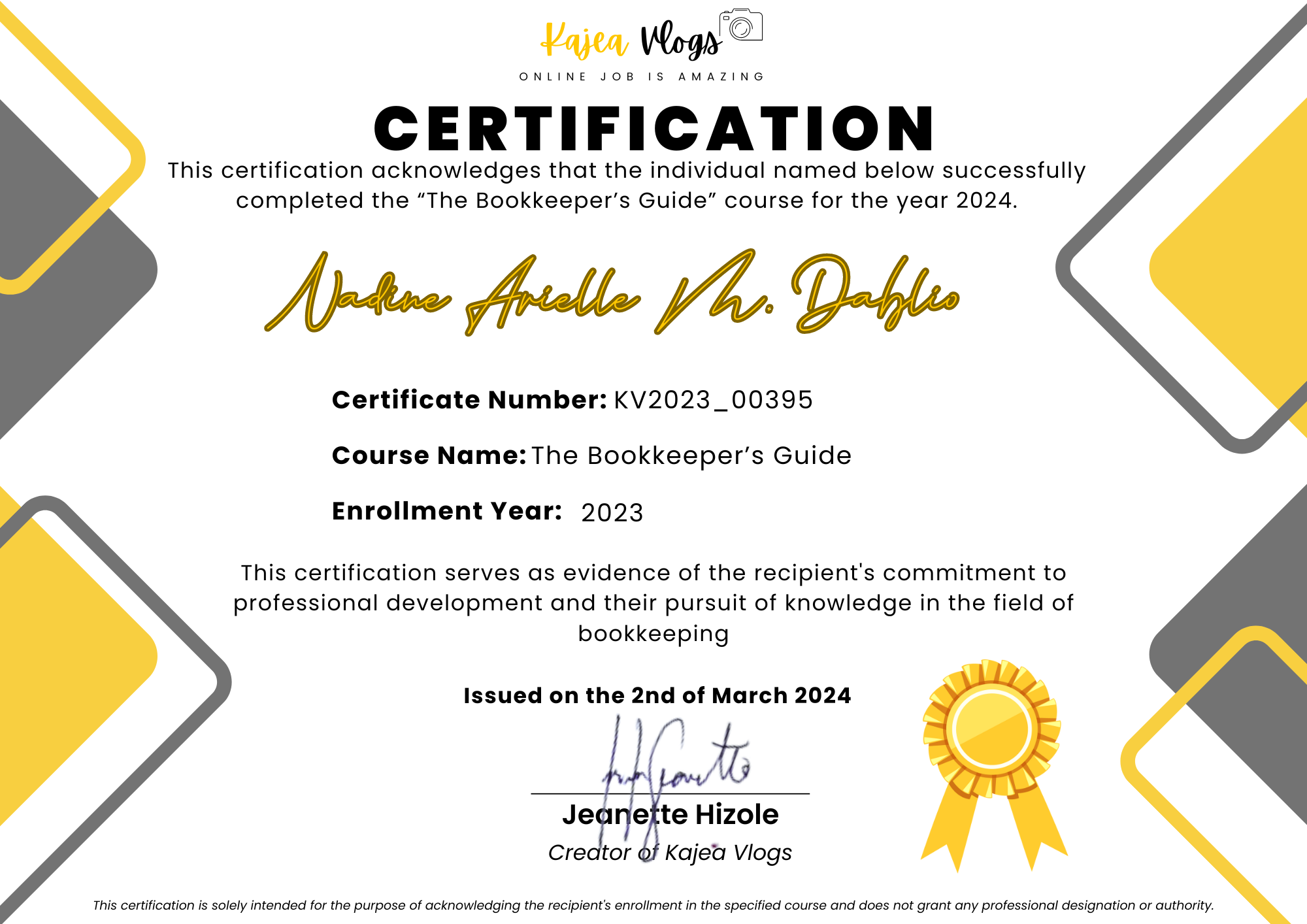 The Bookkeeper's Guide