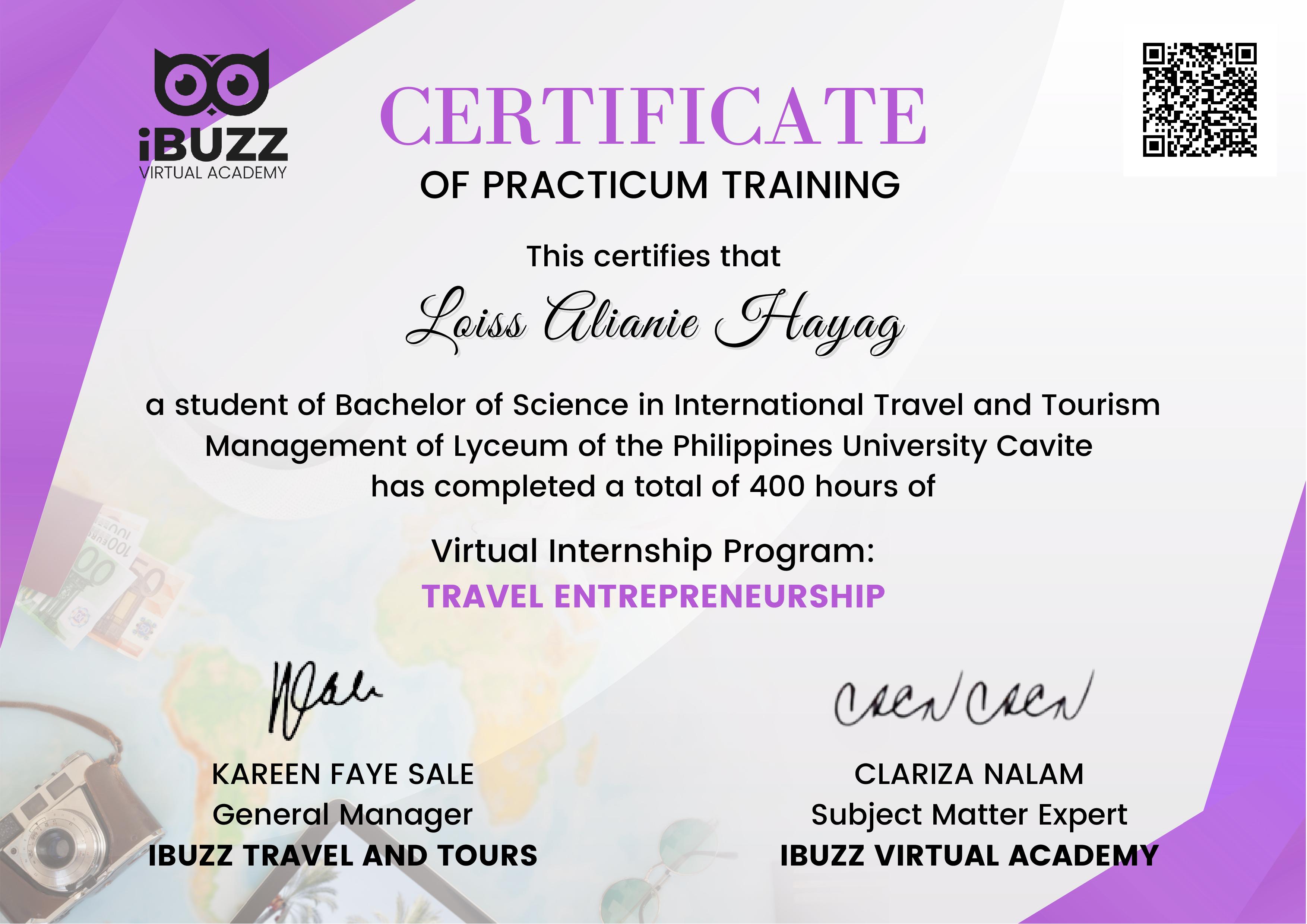 Travel Entrepreneurship