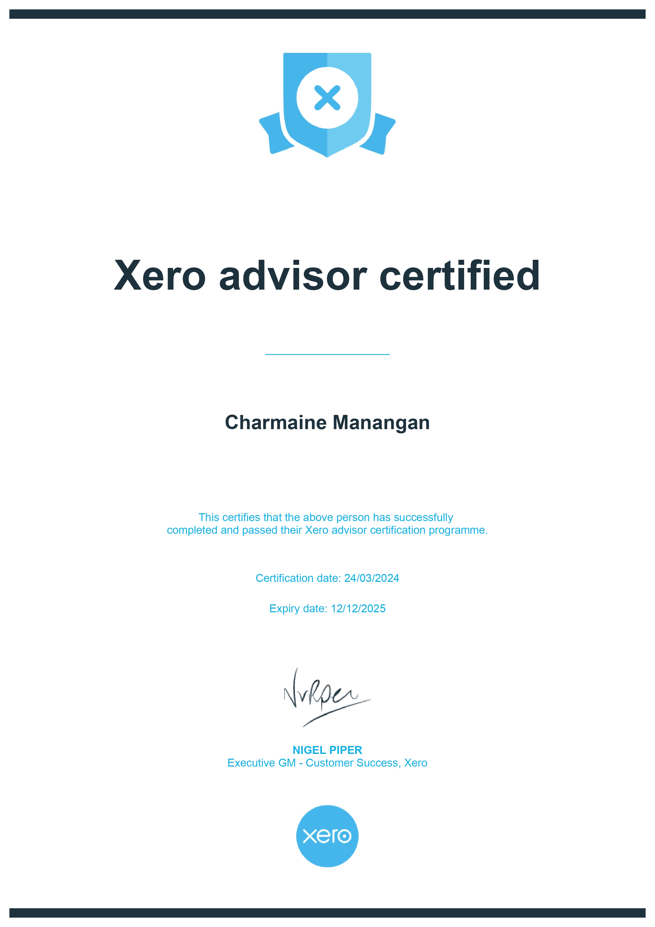 Xero advisor