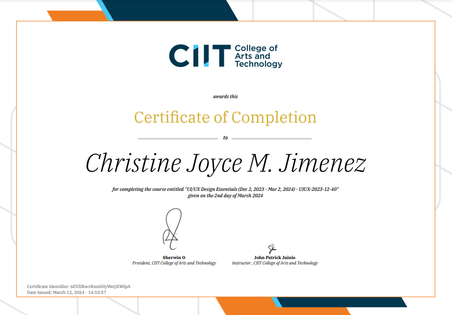 UI/UX Design Certification