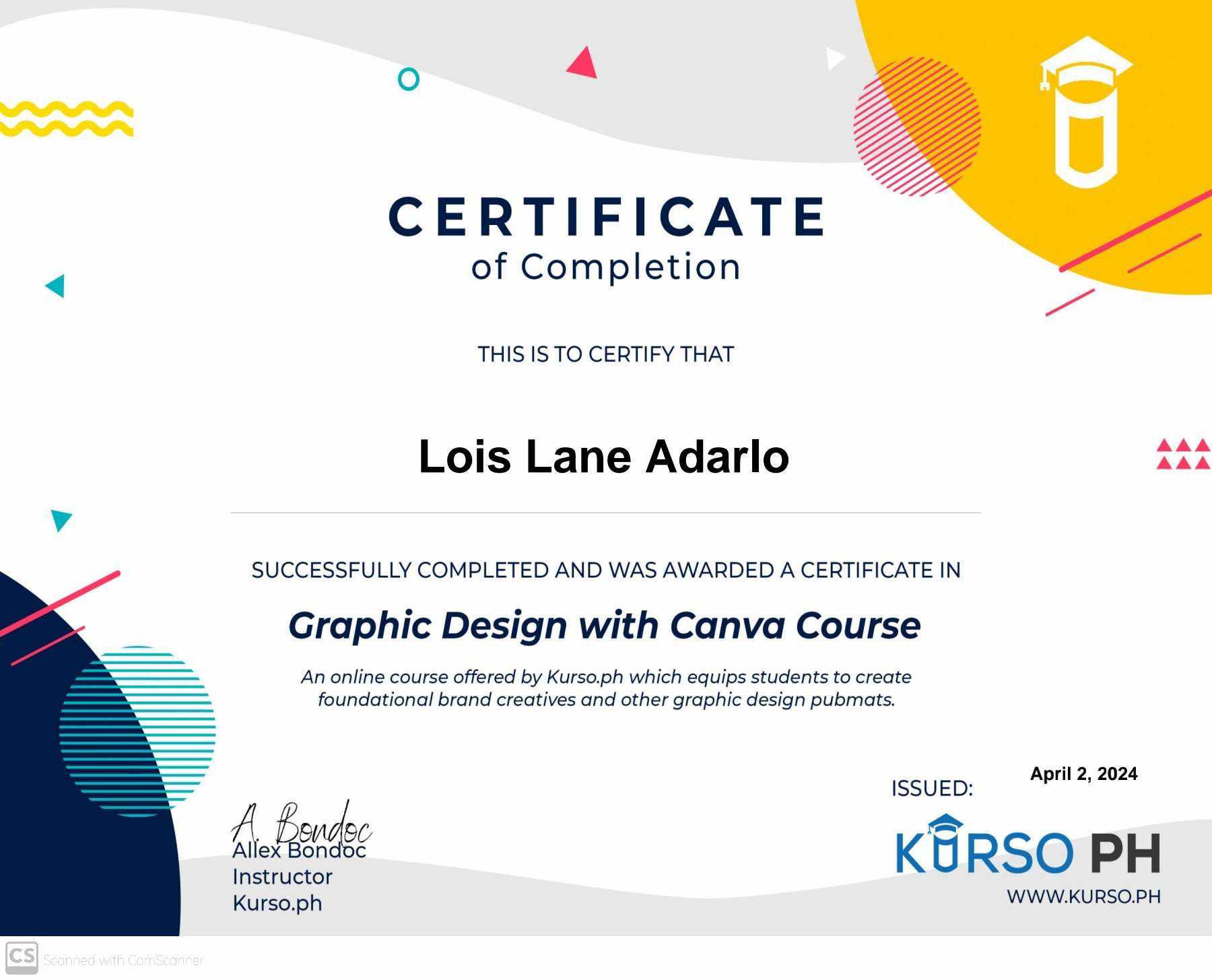 GRAPHIC DESIGN WITH CANVA COURSE