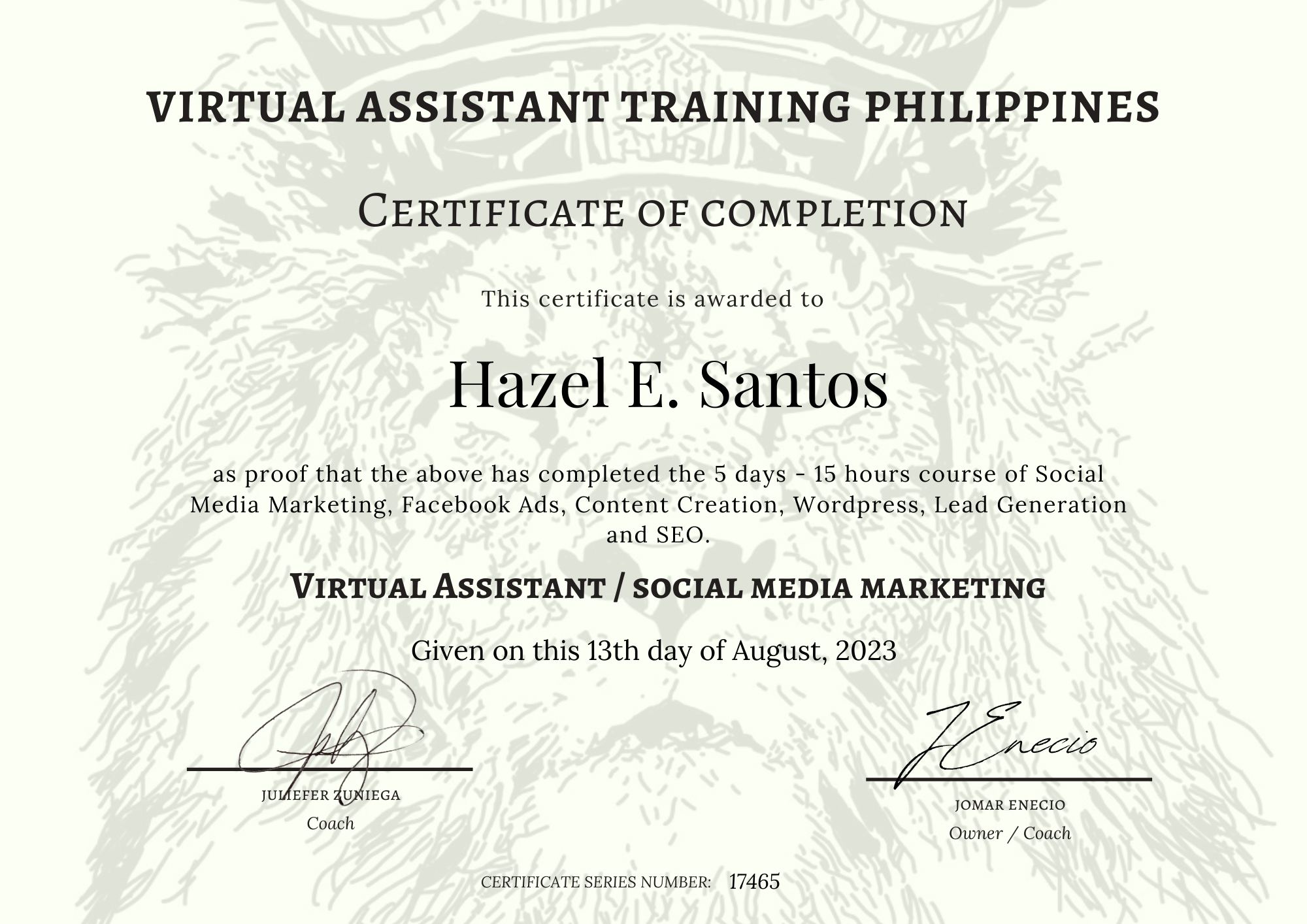 Virtual Assistant/ Social Media Marketing