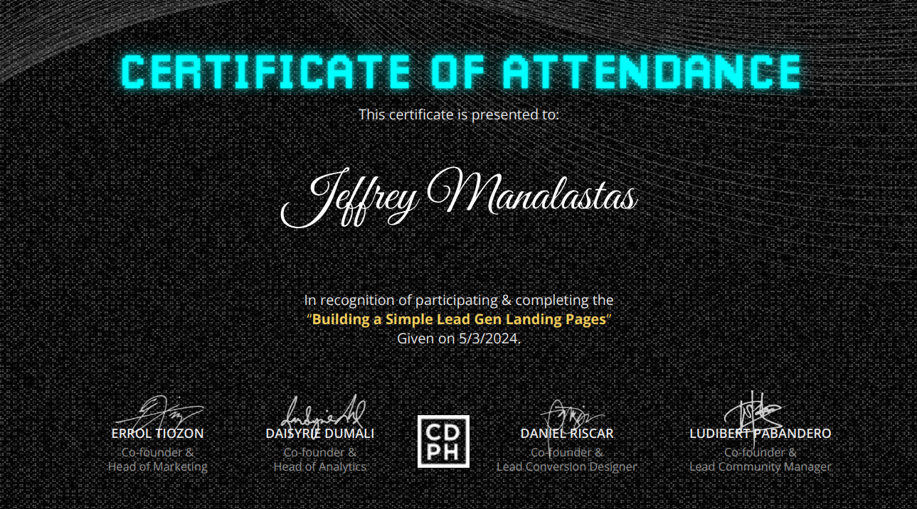 Landing page designing