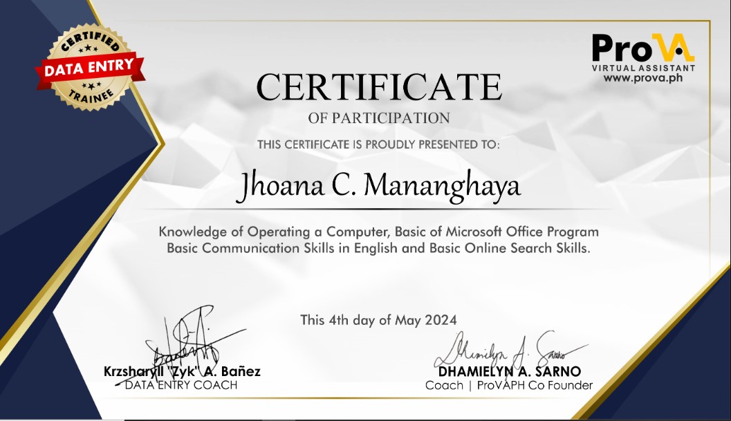 Data Entry