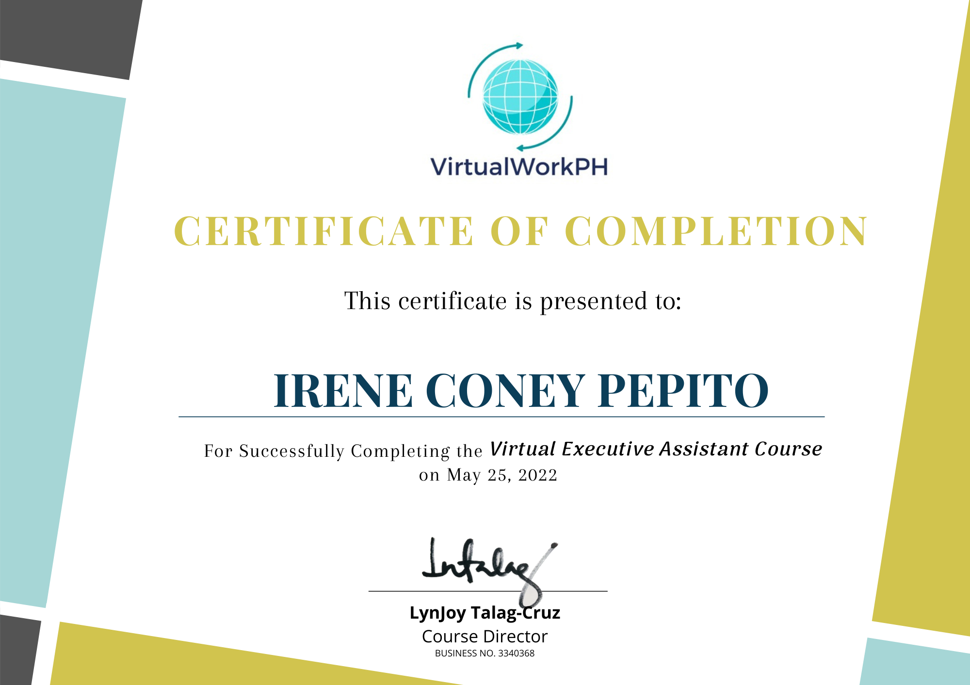 VIRTUAL EXECUTIVE ASSISTANT COURSE