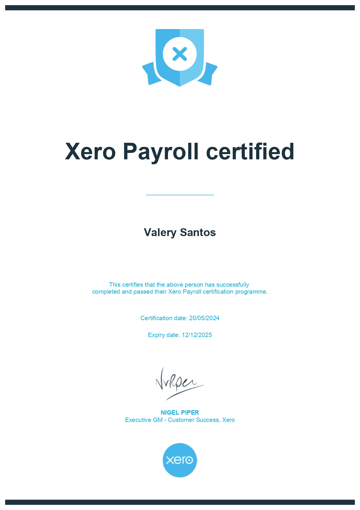 Cero Payroll Certified