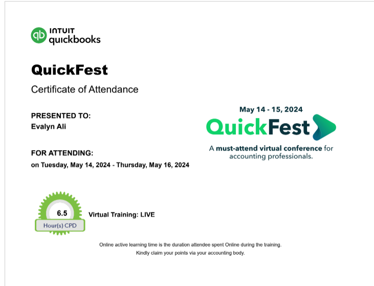 Intuit Quickbooks Quick Fest