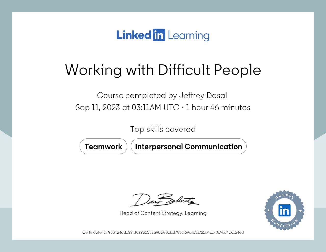 Working with Difficult People