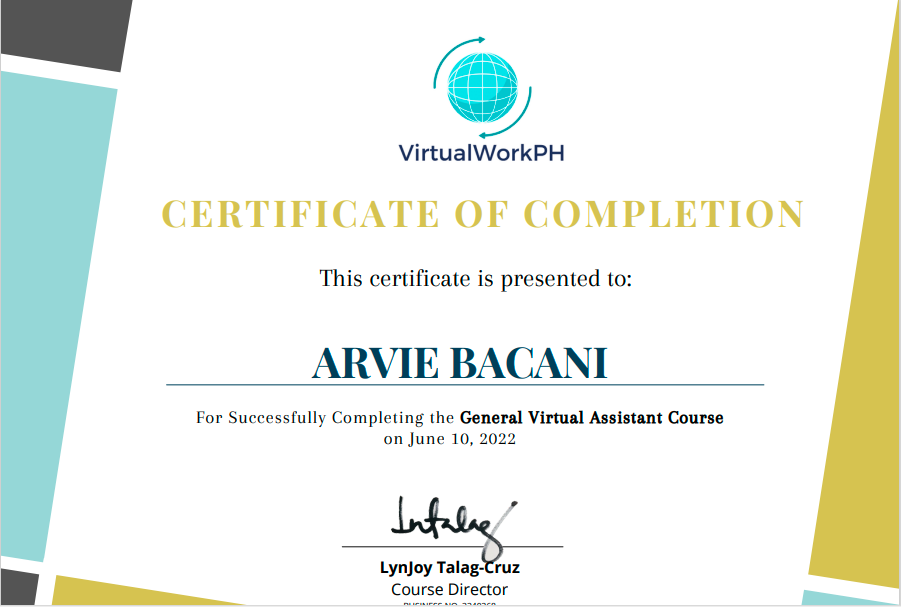 General Virtual Assistant Course