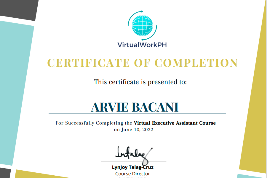 Virtual Executive Assistant Course