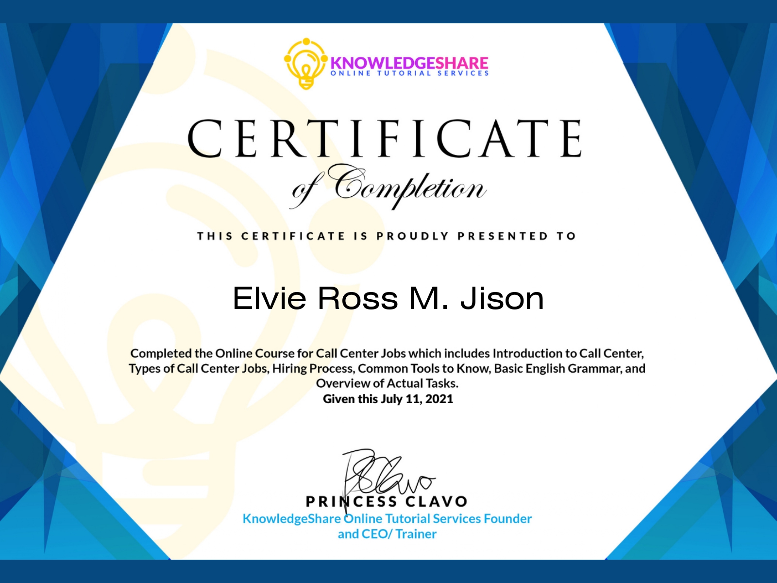 Call Center Jobs Course