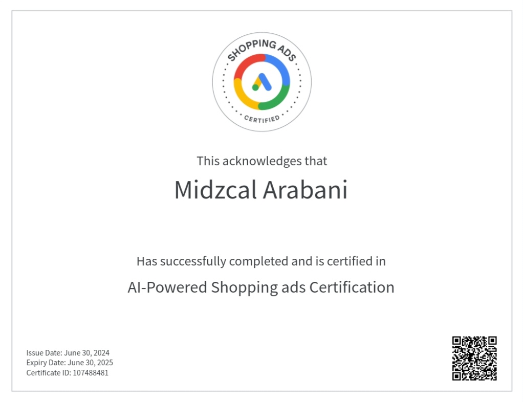 AI-Powered Shopping ads Certification