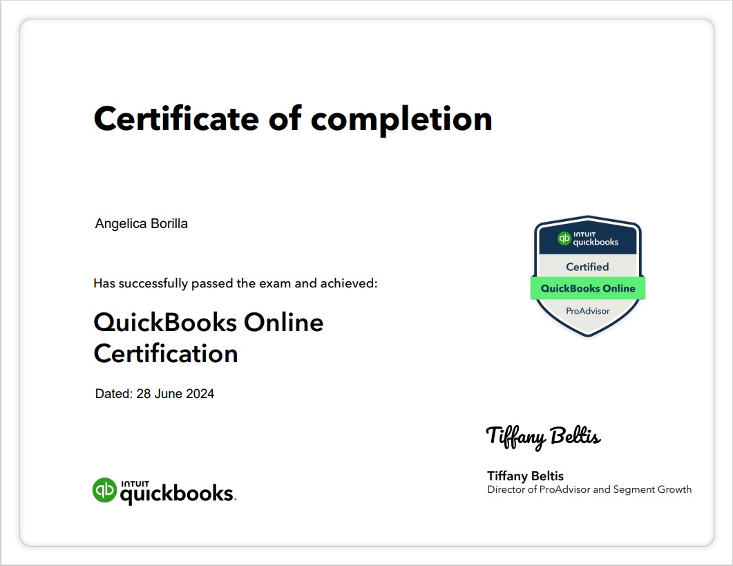 Quickbooks Online Recertification 2024