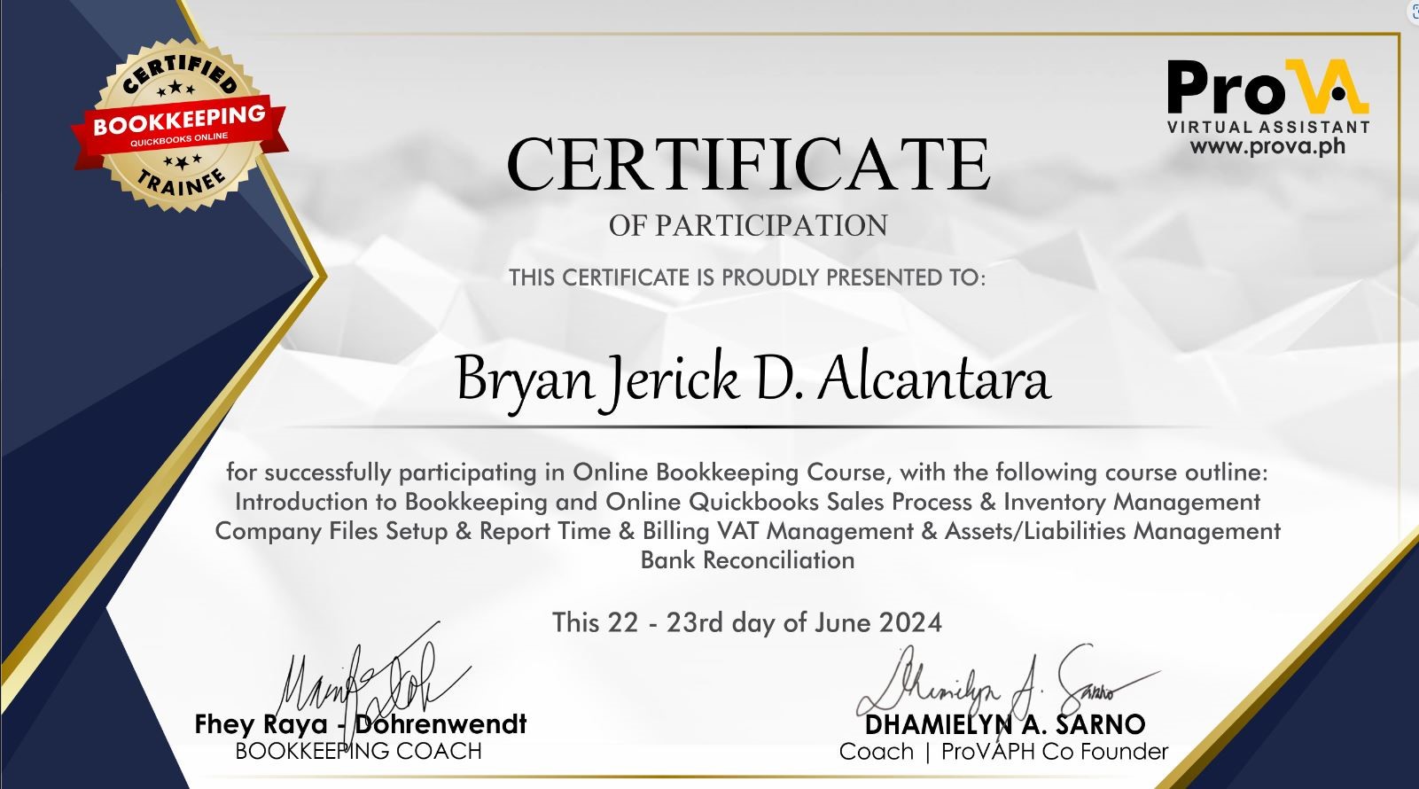 Bookkeeping and Online QuickBooks