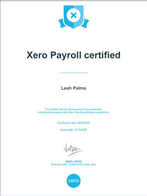 Xero Payroll