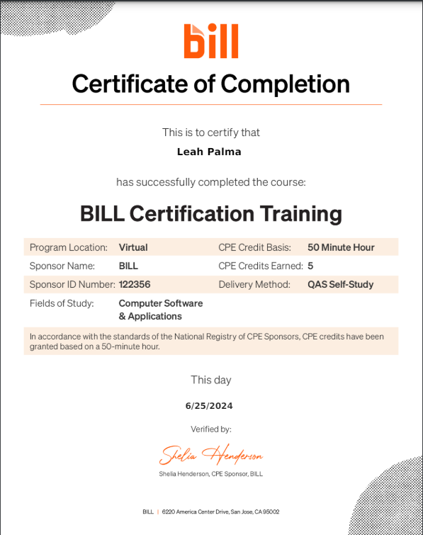 Bill Accountant