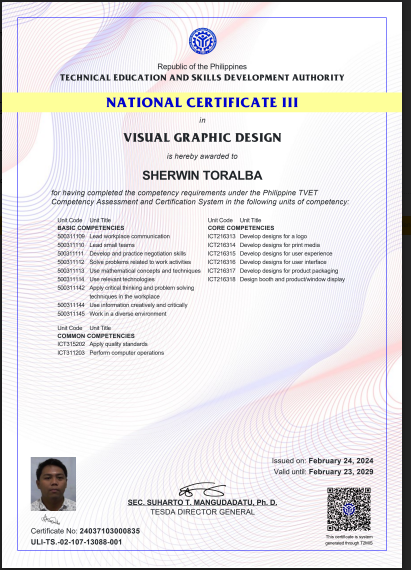 NC III Visual Graphic Design