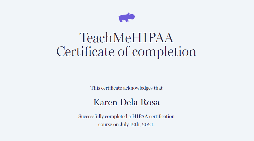 HIPAA Online Training Course