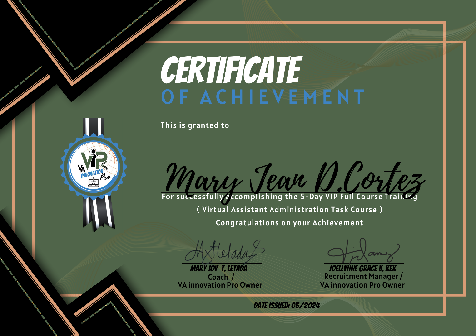 Virtual Assistance Administration