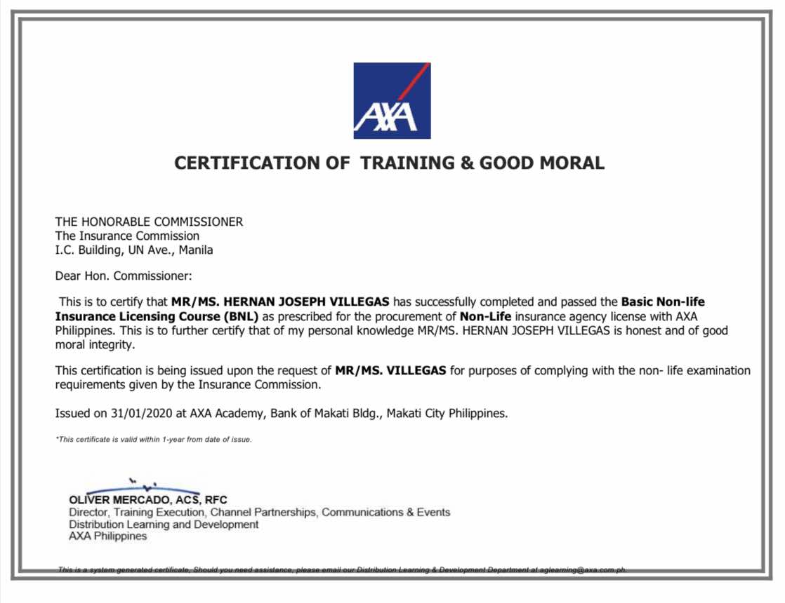 Licensing Course - Basic Non-Life (General Insurance)