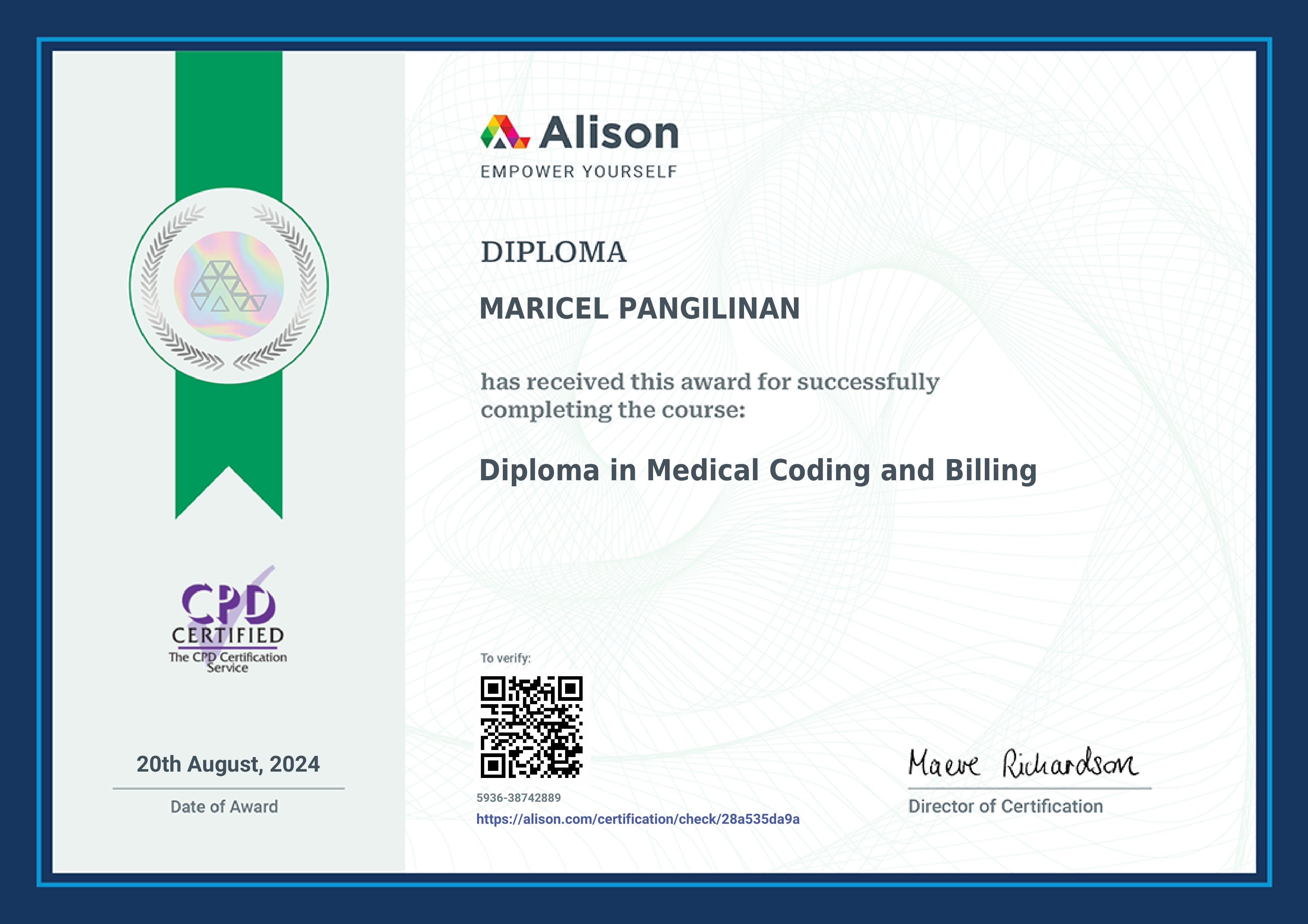 Diploma in Medical Coding and Billing